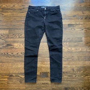 Topshop Moto Sidney Denim Jeans in Black